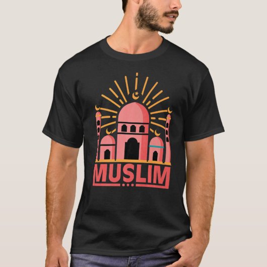 Islam Symbol Cool Islamic Retro Muslim T-shirt (Voorkant)