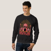 Islam Symbol Cool Islamic Retro Muslim Trui (Voorkant volledig)