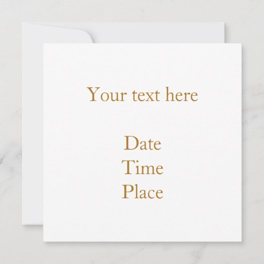 Islam Symbol Uitnodiging/Aankondiging Kaart (Achterkant)