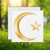 Islam Symbol Uitnodiging/Aankondiging Kaart