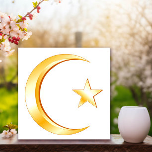 Islam-symbool Foto Afdruk