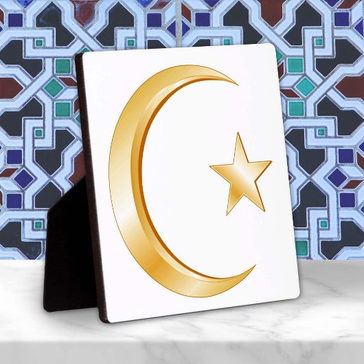 Islam-symbool Fotoplaat
