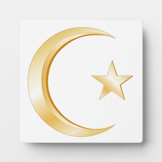 Islam-symbool Fotoplaat (Voorkant)