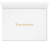 Islam Symbool Gevouwen Wenskaart (Binenzijde Horizontaal (Onderkant))