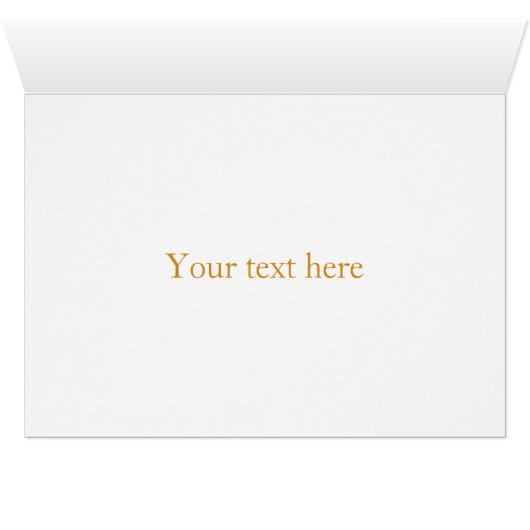 Islam Symbool Gevouwen Wenskaart (Binenzijde Horizontaal (Onderkant))