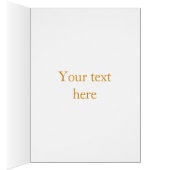 Islam Symbool Gevouwen Wenskaart (Binnen (Rechts))