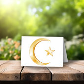 Islam Symbool Gevouwen Wenskaart