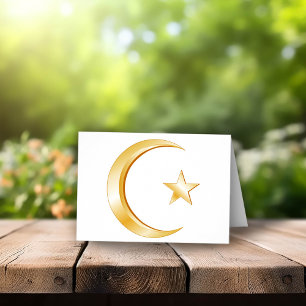 Islam Symbool Gevouwen Wenskaart