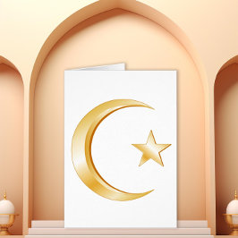 Islam Symbool Gevouwen Wenskaart