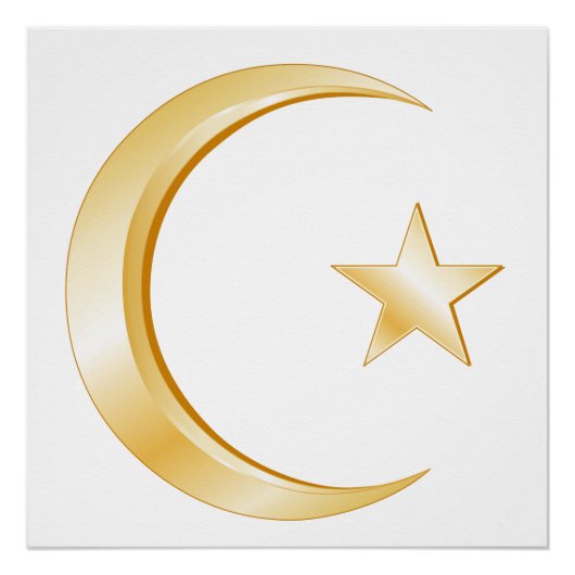 Islam-symbool Poster (Voorkant)