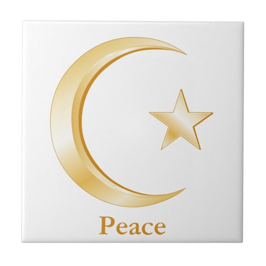 Islam-symbool Tegeltje (Voorkant)