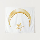 Islam-symbool Wandkleed (Voorkant (horizontaal))
