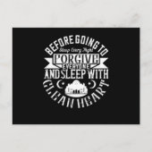 Islam: Vergeef iedereen en slaap met schoon hart Briefkaart (Voorkant)