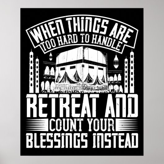 islam - wanneer het te moeilijk is poster (Voorkant)