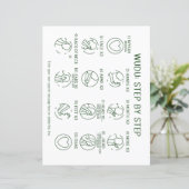 Islam Wudu Gebed Zuiveringsinstructies Poster (Staand voorkant)