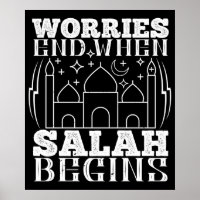 Islam - zorgen eindigen wanneer Salah begint