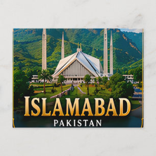 Islamabad Pakistan Himalayaanse Gateway 🏔️ Briefkaart