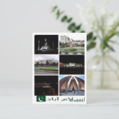 Islamabad - Pakistan - Mozaïek - Briefkaart (Staand voorkant)