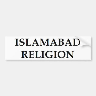 Islamabad Religie Bumpersticker