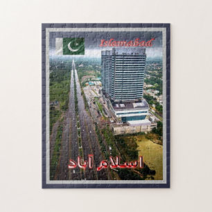 Islamabad - Uitzicht van nacht - Pakistan - Legpuzzel
