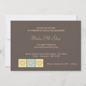 Islamic Aqiqa Calls bismillah baby shower Kaart (Achterkant)