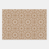Islamic Arabesque Pattern Gift Wrapping Paper (Voorkant 3)