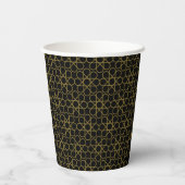 Islamic Arabic Geometric Pattern Design  Papieren Bekers (Achterkant)