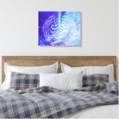 Islamic Art Arabic Calligraphy Surah Annas Canvas Afdruk (Insitu (Slaapkamer))