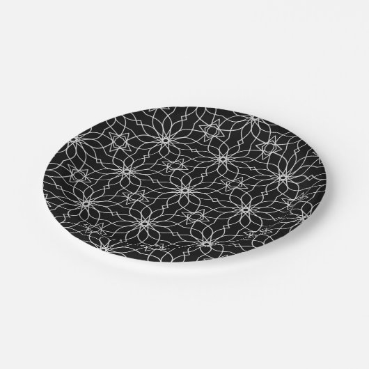 Islamic Art Geometric Pattern Design Abstract Papieren Bordje (Gekanteld)