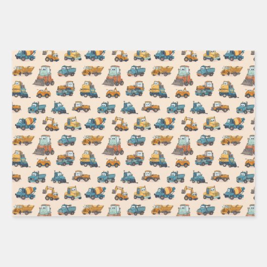 Islamic Baby Gift Wrap Set 3 Cute Designs Inpakpapier Vel (Voorkant 3)