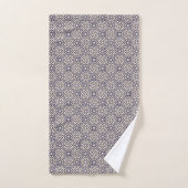 Islamic Blue White Moroccan Geometric Pattern Bad Handdoek (Handdoek)