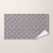 Islamic Blue White Moroccan Geometric Pattern Bad Handdoek (Handdoek)