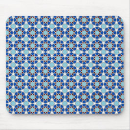 Islamic Blue White Moroccan Geometric Pattern Muismat