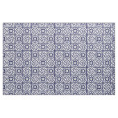 Islamic Blue White Moroccan Geometric Pattern Stof (Fat Quarter)