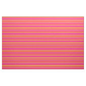 Islamic Bright Pink Oranje Striped Pattern Stof (Yard (91,4 cm))