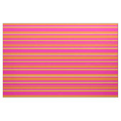Islamic Bright Pink Oranje Striped Pattern Stof (Fat Quarter)