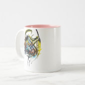 Islamic Calligraphy Art, As-Salamu "Alaykum Tweekleurige Koffiemok (Voorkant links)