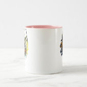 Islamic Calligraphy Art, As-Salamu "Alaykum Tweekleurige Koffiemok (Center)