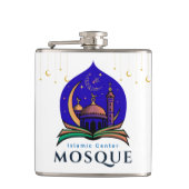 Islamic Center Mosque – Elegant Flask Design Heupfles (Voorkant)