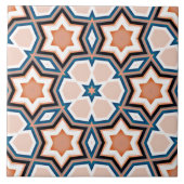Islamic Ceramic Tegel Design Pattern Salmon Tegeltje (Voorkant)