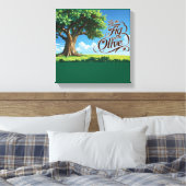 Islamic Decor- Religious Trees In Islam Canvas Afdruk (Insitu (Slaapkamer))