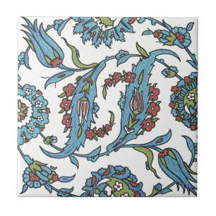 Islamic Floral Ceramic Tile #1 Tegeltje