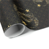 Islamic Floral Moon and Star Cadeaupapier (Rol Hoek)