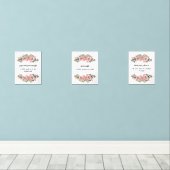 Islamic Floral Wall Art Set (Houten vloer)