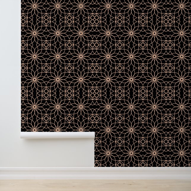 Islamic Geometric Pattern Arabic Art-Luxury Modern Behang (Applicatie)