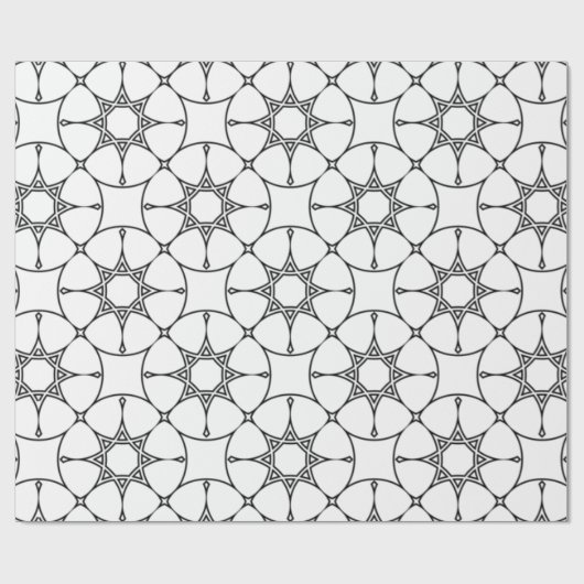 Islamic Geometric Pattern Arabic Design Cute Cadeaupapier (Vlak)