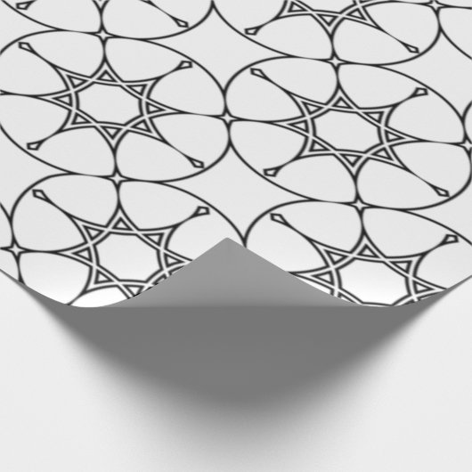 Islamic Geometric Pattern Arabic Design Cute Cadeaupapier (Hoek)