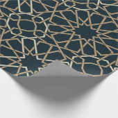 Islamic Geometric Pattern Design Abstract Cadeaupapier (Hoek)