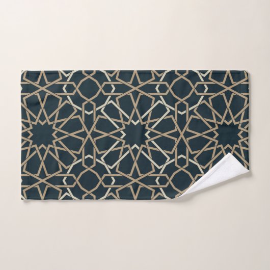Islamic Geometric Pattern Design Abstract Handdoek (Handdoek)