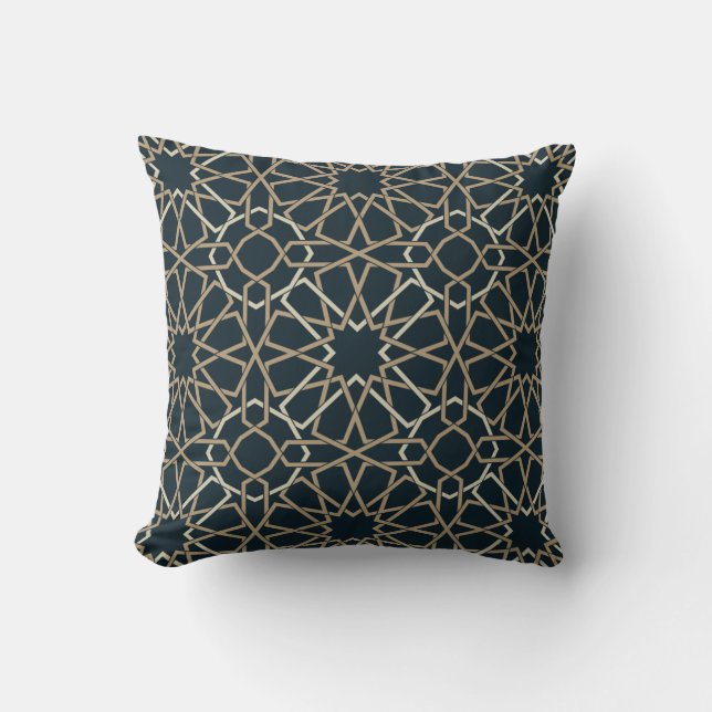 Islamic Geometric Pattern Design Abstract Kussen (Voorkant)